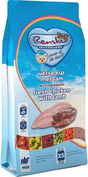 4x Renske Super Premium Mini Kip - Lam 2 kg