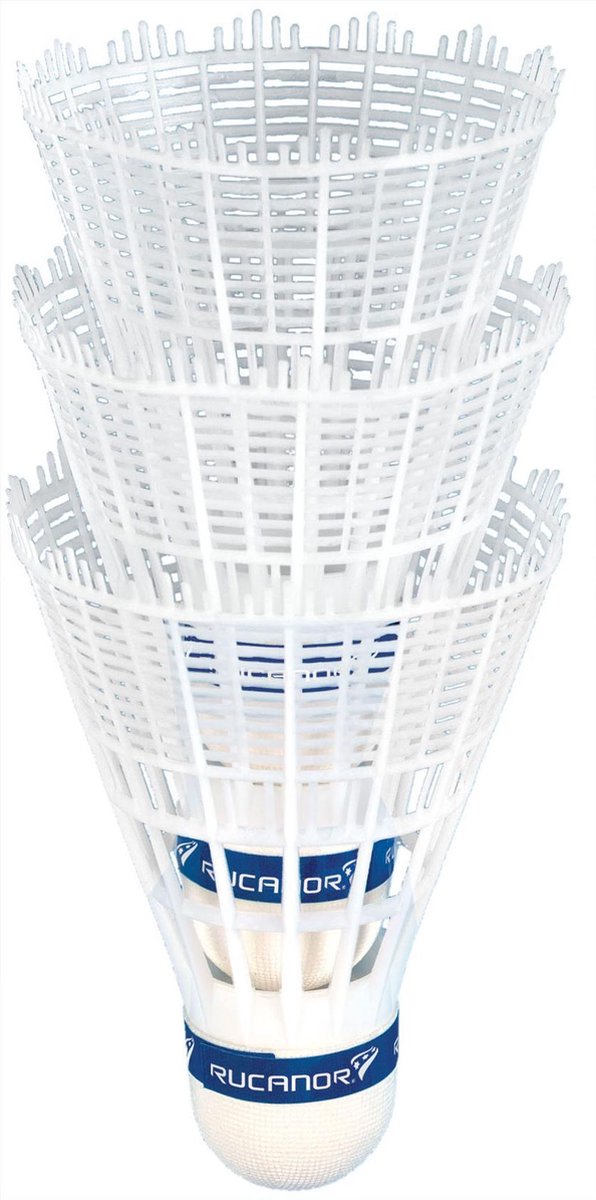 Rucanor Shuttle - wit/blauw