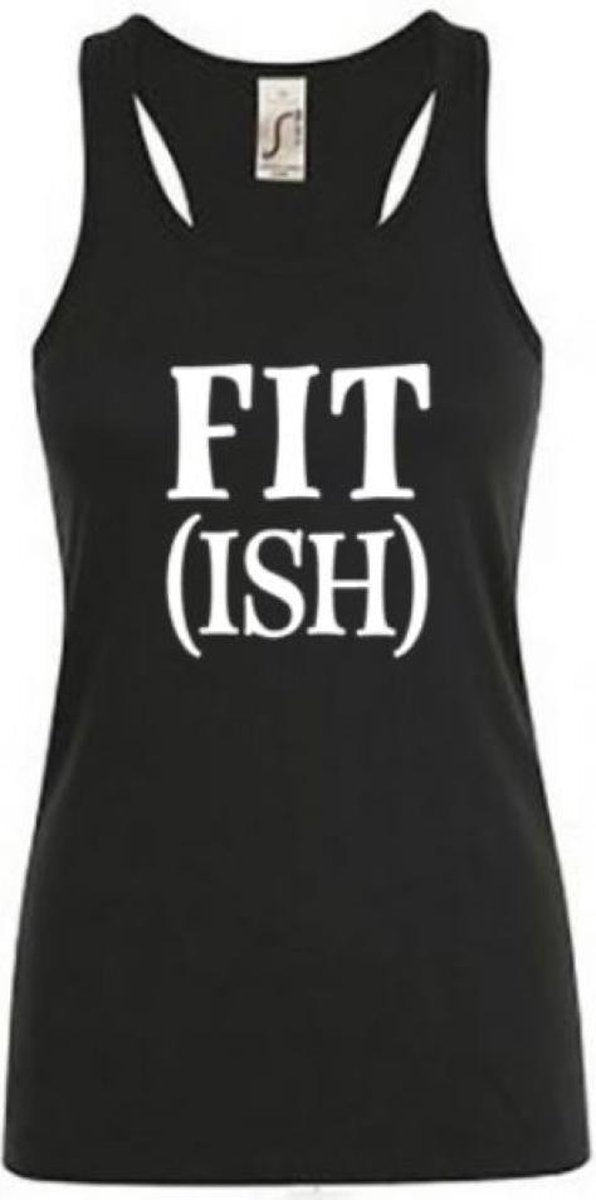 Sporttop- Tanktop-Sol- NRG sportswear- zwart- fit(ish)-L