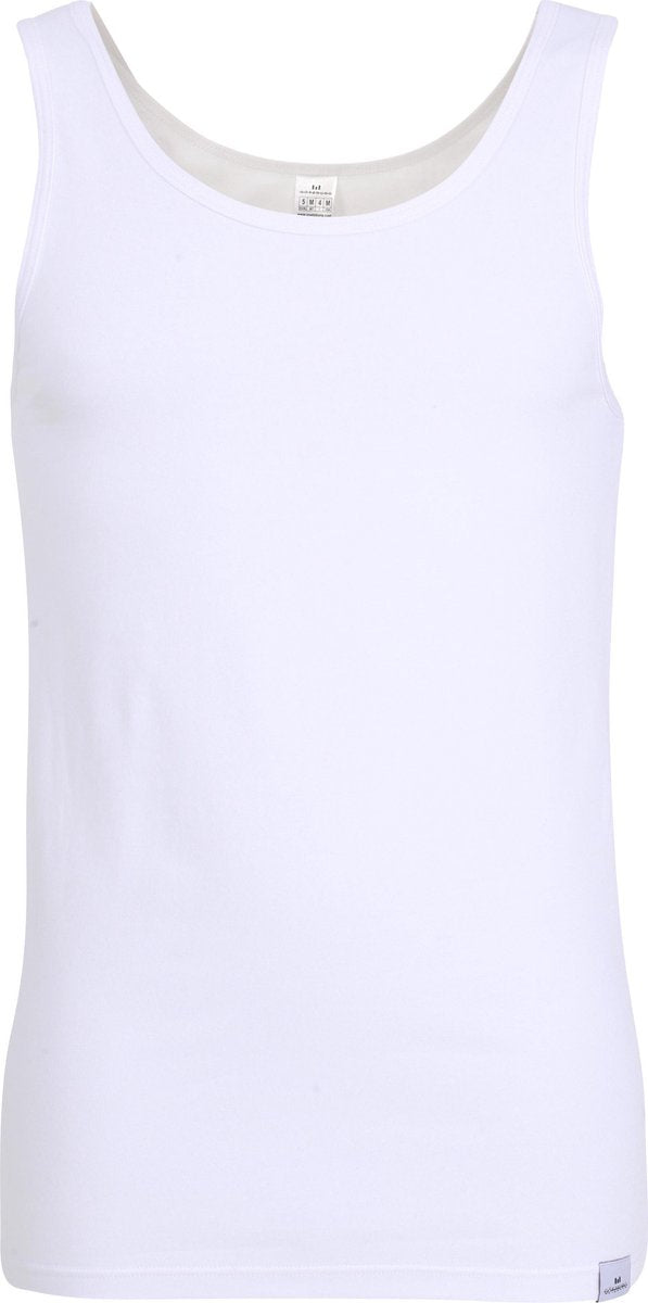 Gotzburg heren singlet slim fit 95/5 (1-pack) - heren onderhemd stretch katoen - wit -  Maat: M