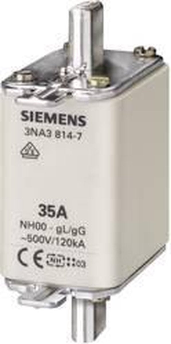 Siemens 3NA38247 NH-zekering Afmeting zekering: 00 80 A 500 V/AC