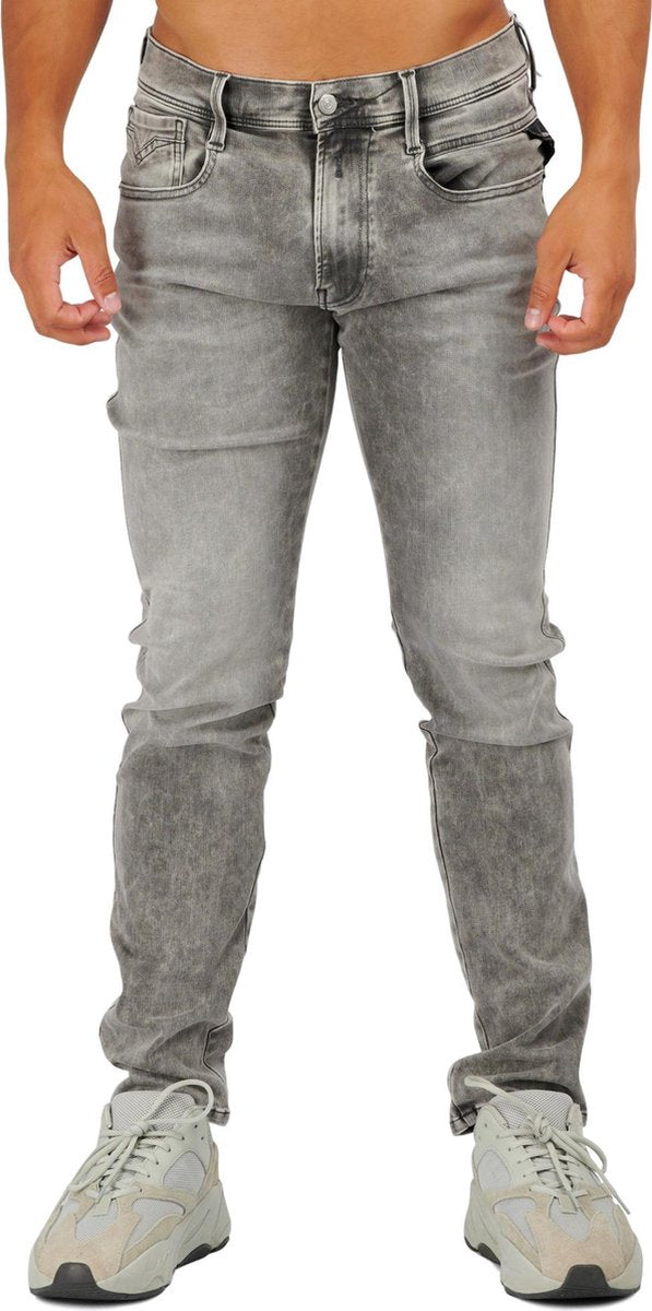 Replay Anbass Hyperflex Slim Fit Jeans Grey
