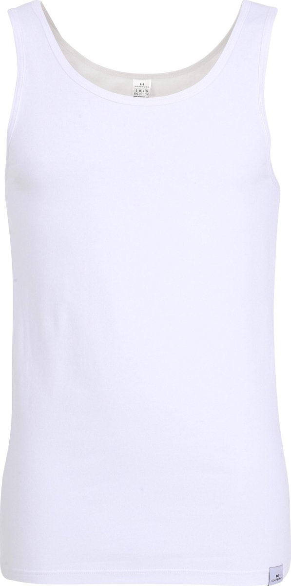 Gotzburg heren singlet slim fit 95/5 (1-pack) - heren onderhemd stretch katoen - wit -  Maat: 3XL