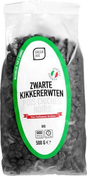 Zwarte kikkererwten GreenAge - Zak 500 gram - Biologisch