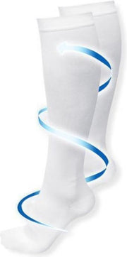 Miracle Socks Unisex Compressie Sokken – Wit– 1 Paar – Maat 36-41