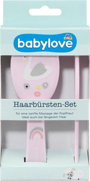 babylove Babyborstel - Borstelset zwaan - set van 2