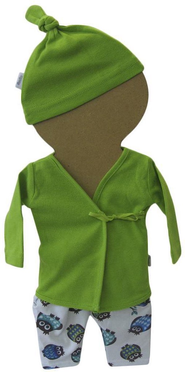 Amelius Unisexkledingset - Groen / Wit - Maat 42