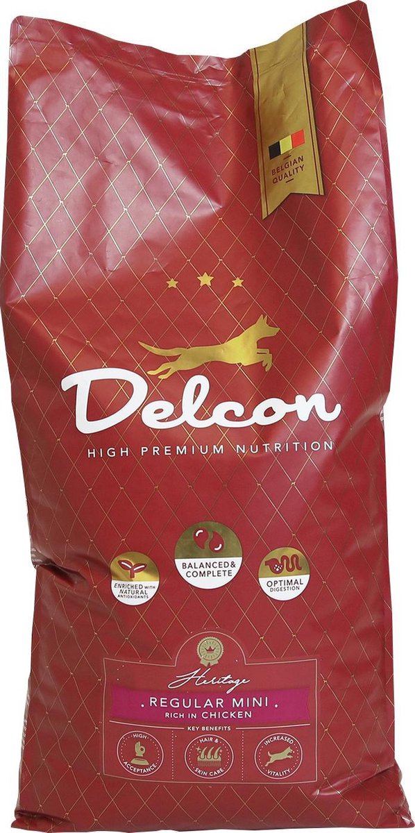 Delcon Regular Mini rich in Chicken - Hondenvoer - 12kg