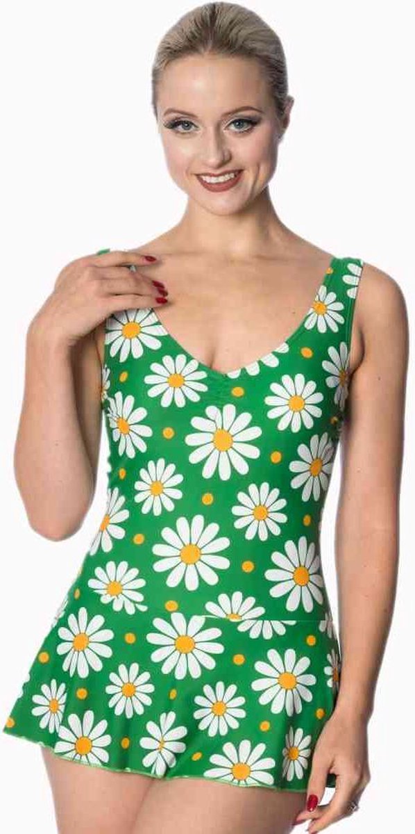 Dancing Days Badpak -M- CRAZY DAISY Groen