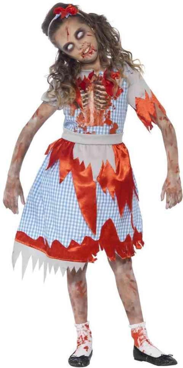 Zombie Meisje Kostuum Kind - Small