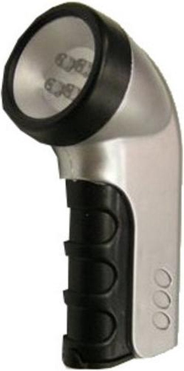 Amigo Zaklamp - 4 LED - Grijs/Zwart