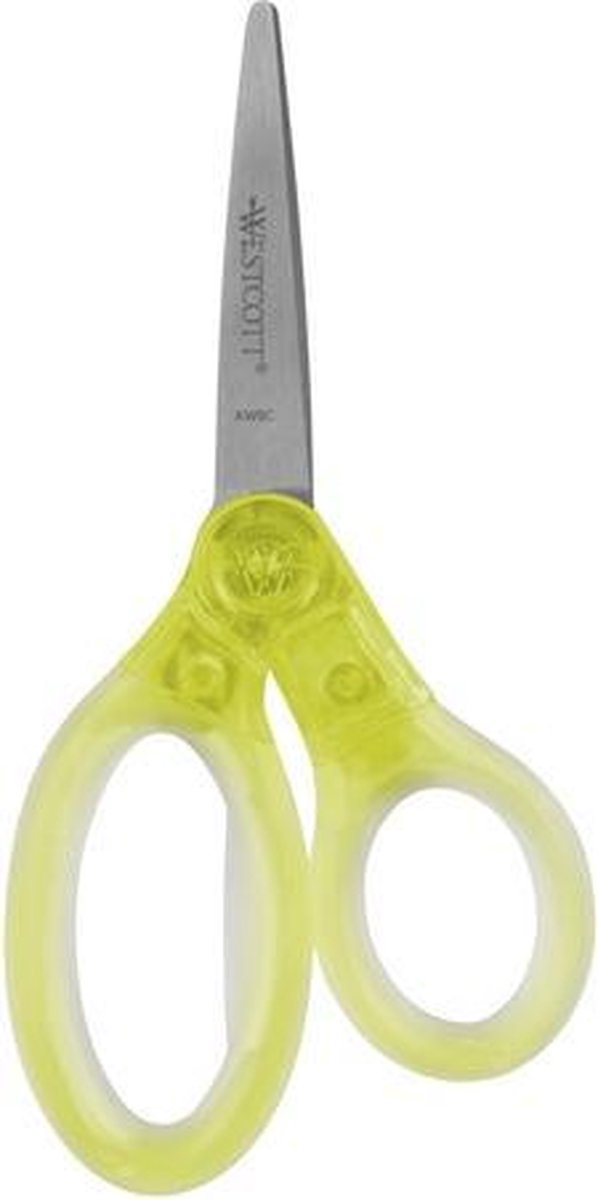 Jellyschaar Westcott 13cm met ronde punt in assorti kleuren