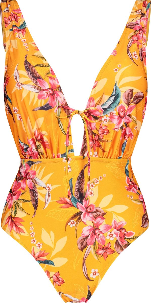 Hunkemöller Dames Badpak Orchid - maat 46