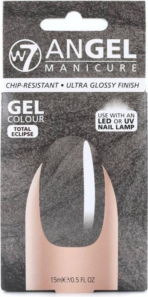 W7 Angel Manicure Gel UV Nagellak - Total Eclipse