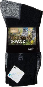 Trekking Antibacterie Sok 3-Pack 53305 - Zwart 699 - 43-46 (40 Packs)