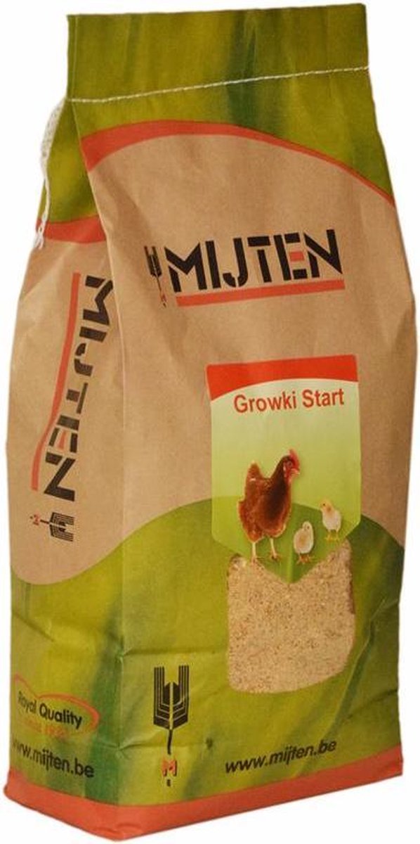 Kuikenmeel - Kuikenopfokmeel - Kuikenvoer - Growki Start 5 kg