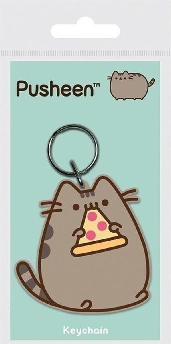 Pusheen Pizza - Sleutelhanger