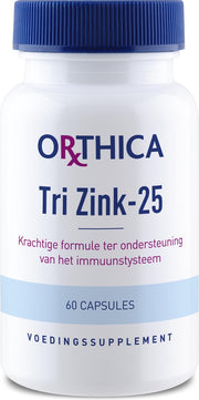 Orthica Tri Zink-25 (mineralen) - 60 Capsules