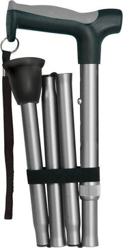 Hugo Opvouwbare Wandelstok Bruin Met Gel Handvat