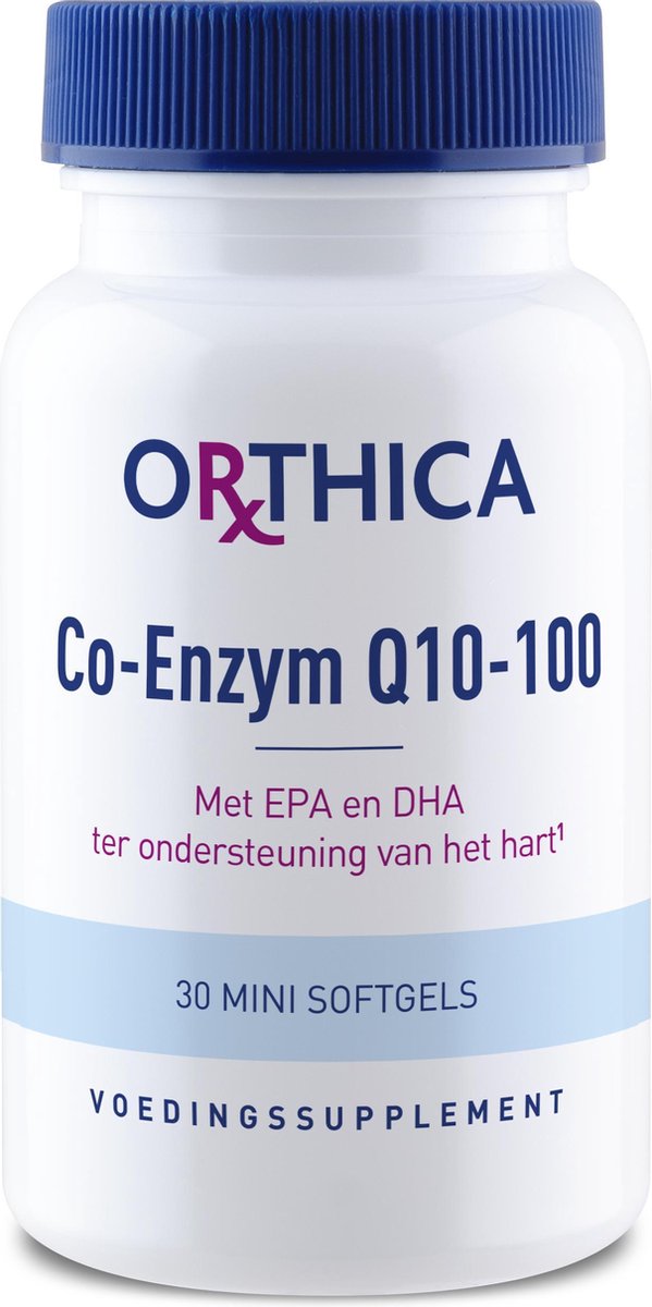 Orthica Co-Enzym Q10-100 (Enzymen) - 30 Softgels