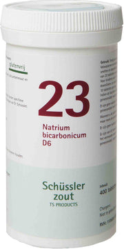 Natrium Bicarbonicum 23 D6 Schussler 400 tabletten