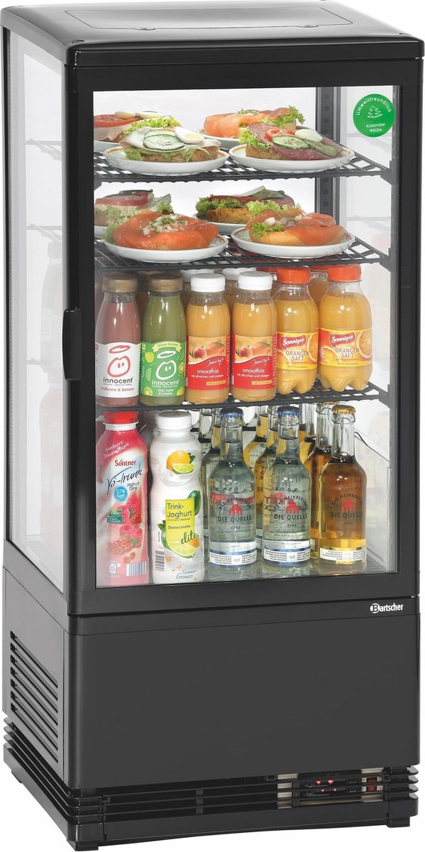 Mini-koelvitrine 78L