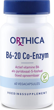 Orthica B6-20 Co-Enzym (voedingssupplement) - 60 Capsules