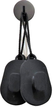 B&P Black velvet wet & Dry brush hoofdhuid  - zwart - 2 stuks - silicone - bad borstel - massage borstel - kunststof -  anti roos