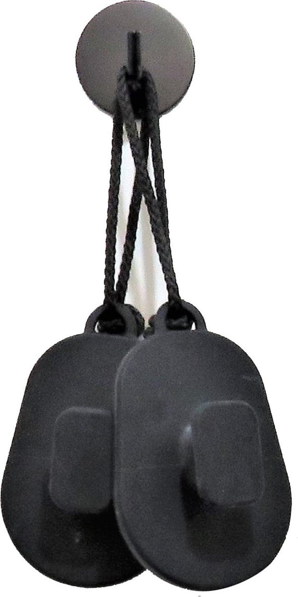 B&P Black velvet wet & Dry brush hoofdhuid  - zwart - 2 stuks - silicone - bad borstel - massage borstel - kunststof -  anti roos