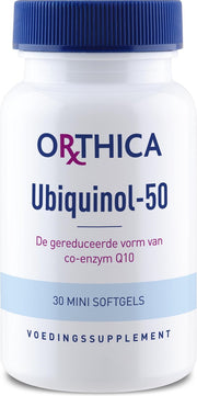 Orthica Ubiquinol-50 (voedingssupplement) - 30 Mini Softgels