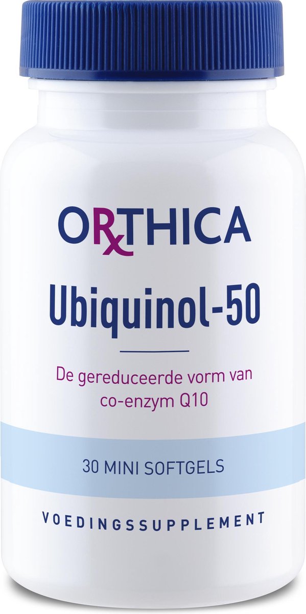 Orthica Ubiquinol-50 (voedingssupplement) - 30 Mini Softgels