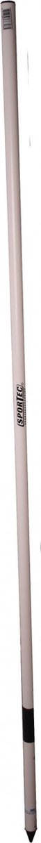 Sportec Cornervlagstok 3 X 175 Cm Wit Met Veer