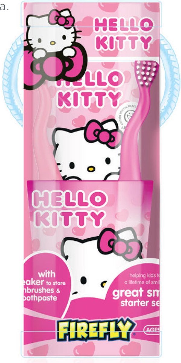 Hello Kitty geschenk set incl. tandenborstel