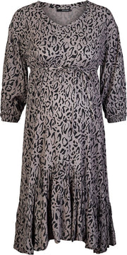 Supermom Jurk Leopard Zwangerschap Maat S