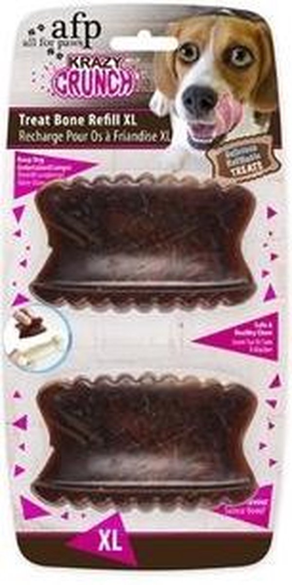 AFP Krazy Crunch-Treat Bone Refill XL 2 pack