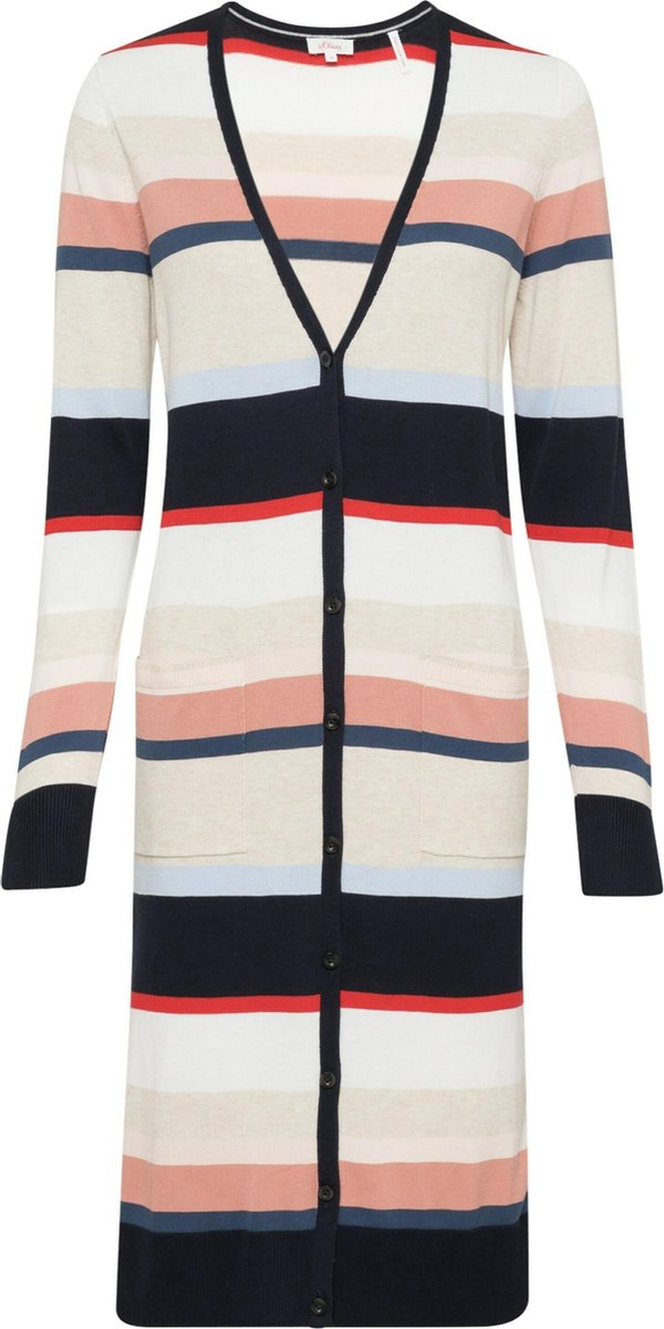 S.oliver gebreid vest Rood-38 (S)