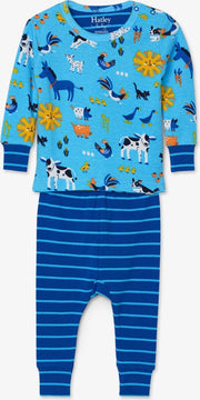 Hatley Jongens 2-delige Baby Pyjamaset Barnyard Friends