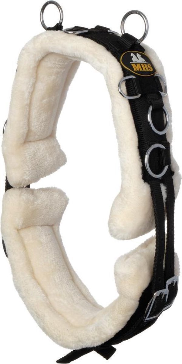 MHS Longeersingel met wol creme mini