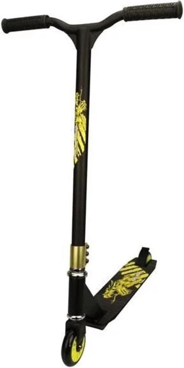 Black Dragon Stuntstep  Zwart/Lime - Step