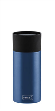 Lurch - Dubbelwandige thermosbeker uit rvs - Blauw - 300ml