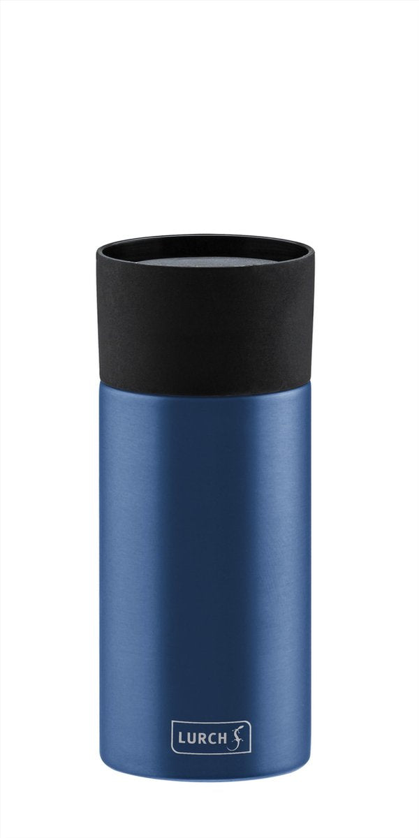 Lurch - Dubbelwandige thermosbeker uit rvs - Blauw - 300ml