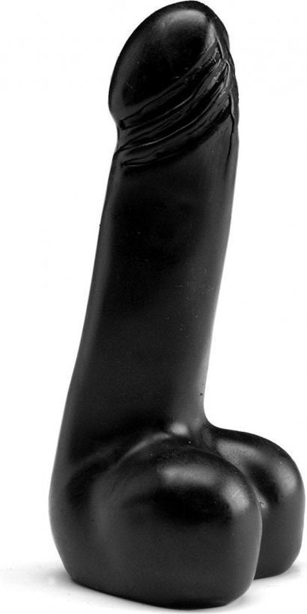 XXLTOYS - Stijn - Dildo - Inbrenglengte 15 X 4 cm - Black - Uniek Design Realistische Dildo – Stevige Dildo – voor Diehards only - Made in Europe