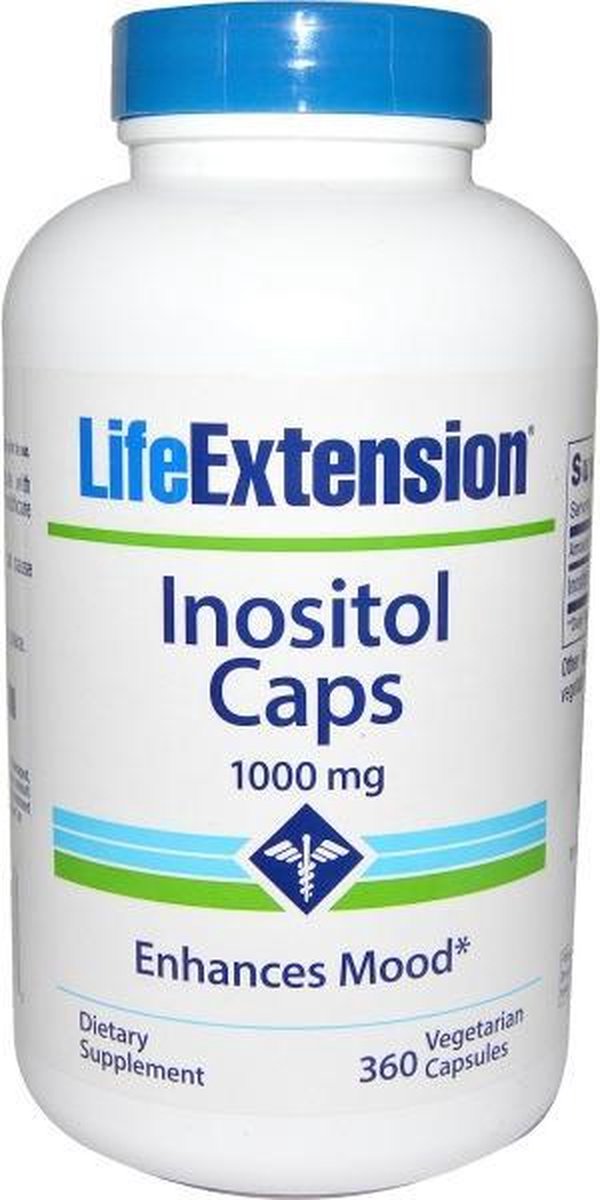 Inositol Caps 1.000 mg (360 Veggie Capsules) - Life Extension