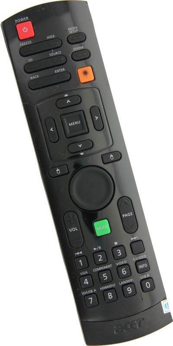 Acer MC.JH211.001 Beamer Afstandsbediening met Laser