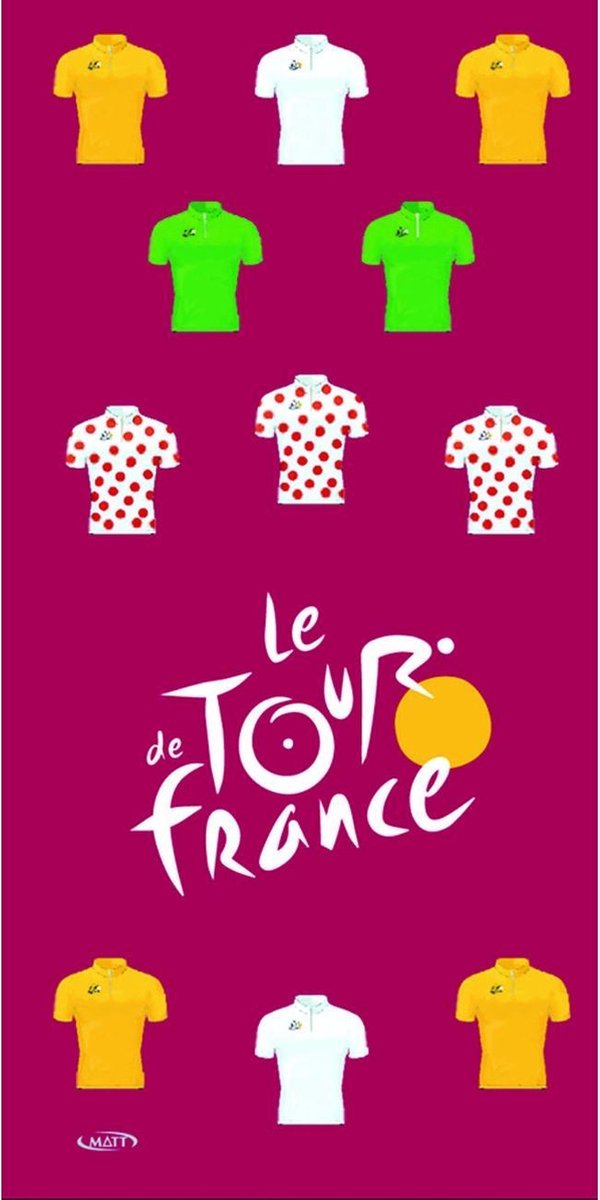 Matt Scarf Tour De France Multi - Maat One size
