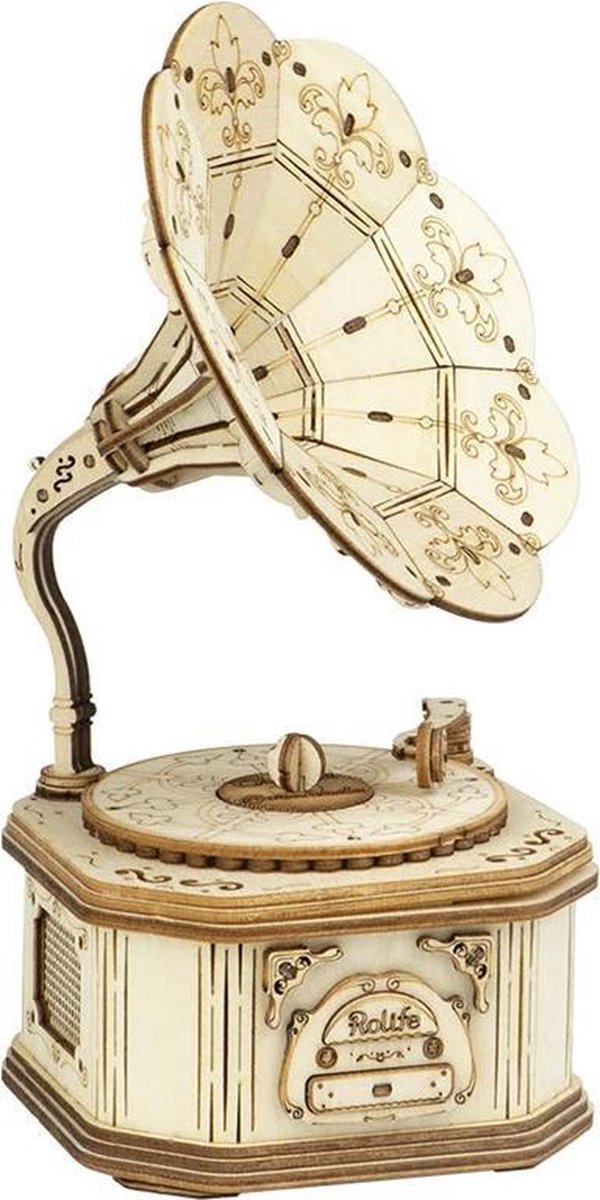 ROBOTIME 3D Wooden Puzzle TG-408 Gramophone