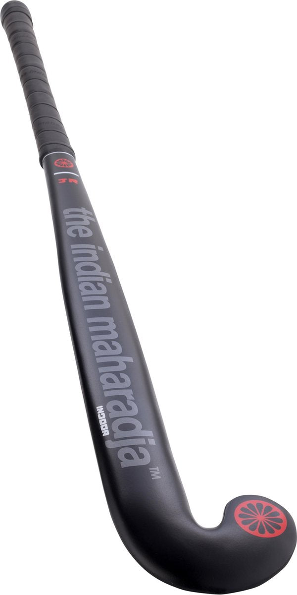 The Indian Maharadja Indoor Gravity JR [wood]-33 inch Hockeystick Kids - zwart-zilver-wit