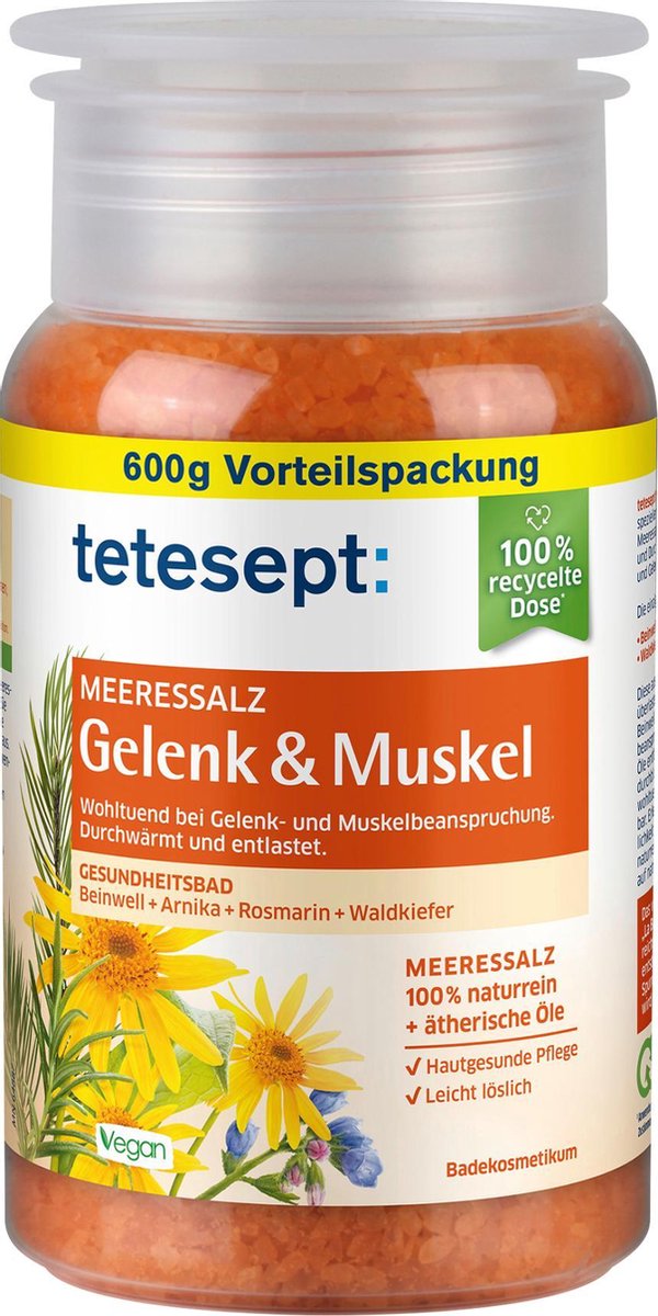 tetesept Badzout zeezout Gewricht en spieren - NRO (600 g)