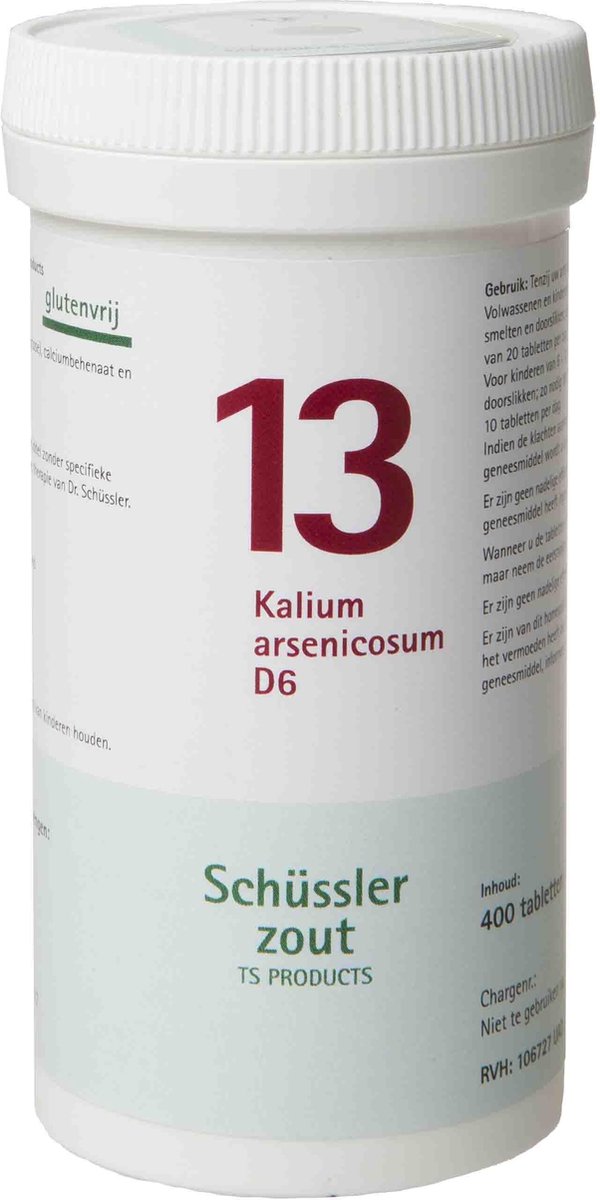 Kalium Arsenicosum 13 D6 Schussler - 400 tabletten