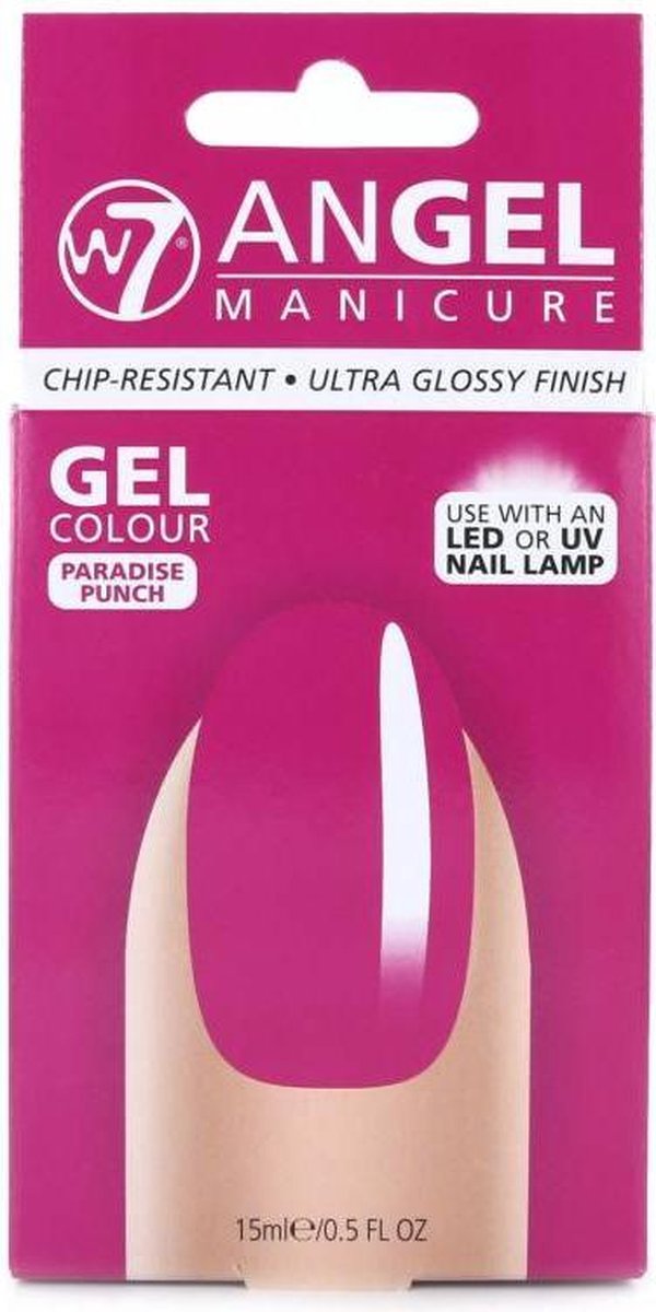 W7 Angel Manicure Gel UV Nagellak - Paradise Punch